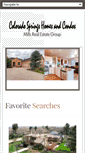 Mobile Screenshot of coloradospringshomesandcondos.com